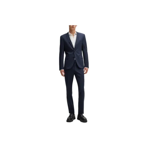 HUGO BOSS Business Suit Men's Dark Blue