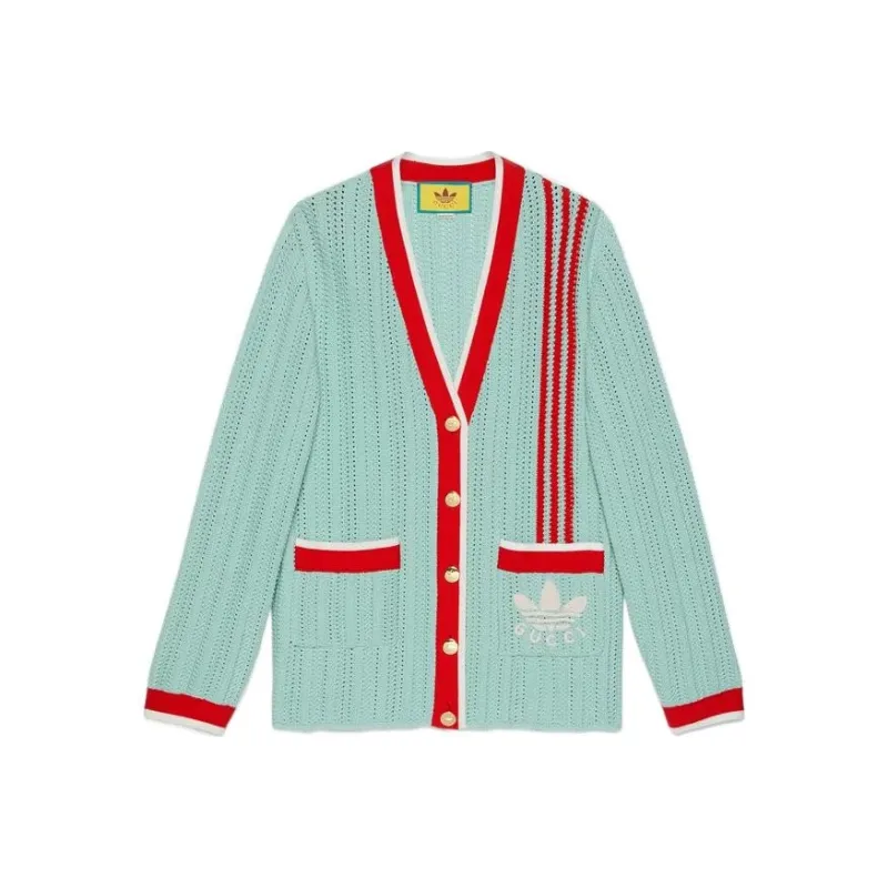 GUCCI x Adidas Adidas X Gucci Co-branded Series FW22 Knitwear Women's Green-0