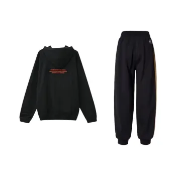 Adidas Originals BIG TRF HOODIE Sweatshirt Set Men's Black