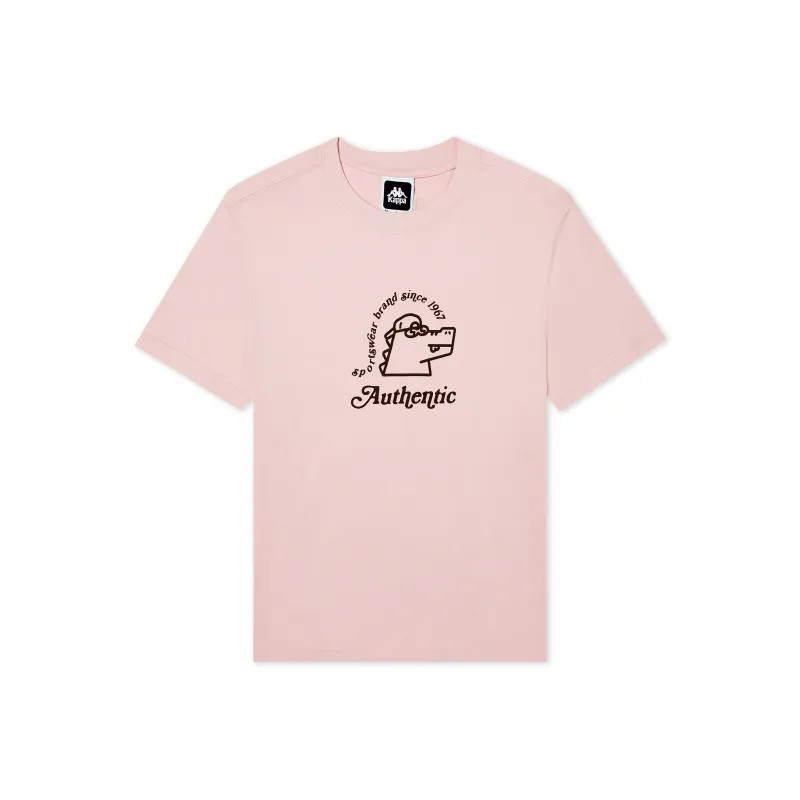 Kappa Summer Regular T Shirt Women's Oolong Pink-0