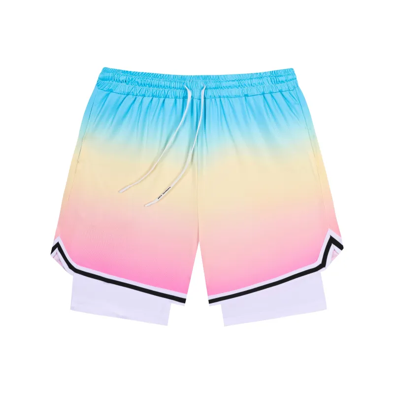 Supremo Cat Basketball Shorts Unisex-6