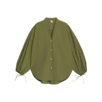 ARKET Shirt Women's Dark Khaki Green