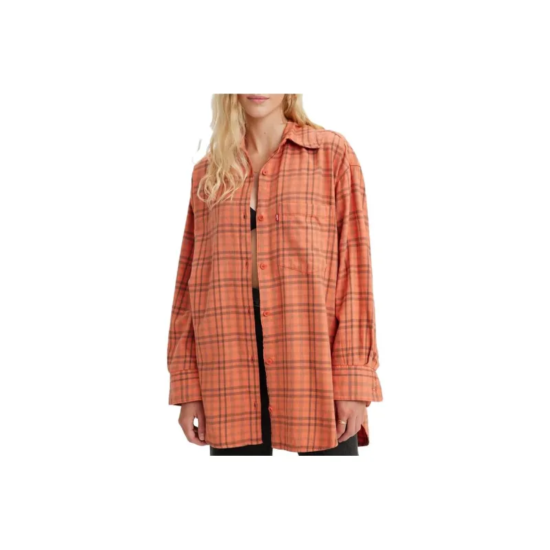Levis Shirts Women's Red-0