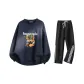 Navy Blue+Black Pants