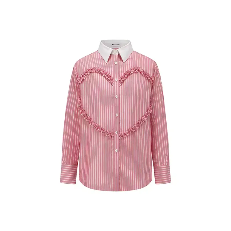Alexia Sandra Shirt Women's Red White-0