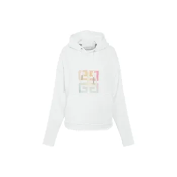 Givenchy Logo print Cropped Hoodie