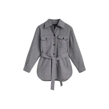 Massimo Dutti Jacket Women's Gray