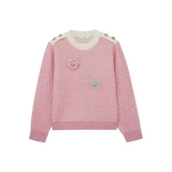 D'zzit Knitwear Women's Rose Red