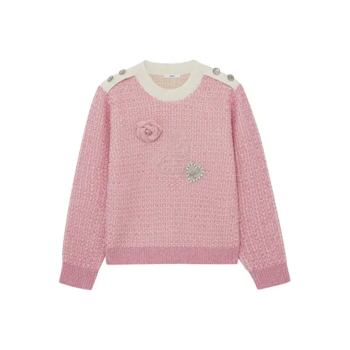 D'zzit Knitwear Women's Rose Red