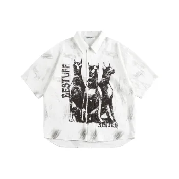 DOH STORE Shirt Unisex Ink Splatter White