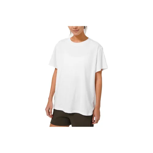 Lululemon Relaxed Fit Train Drop Shoulder Sleeve T-Shirt Women's White