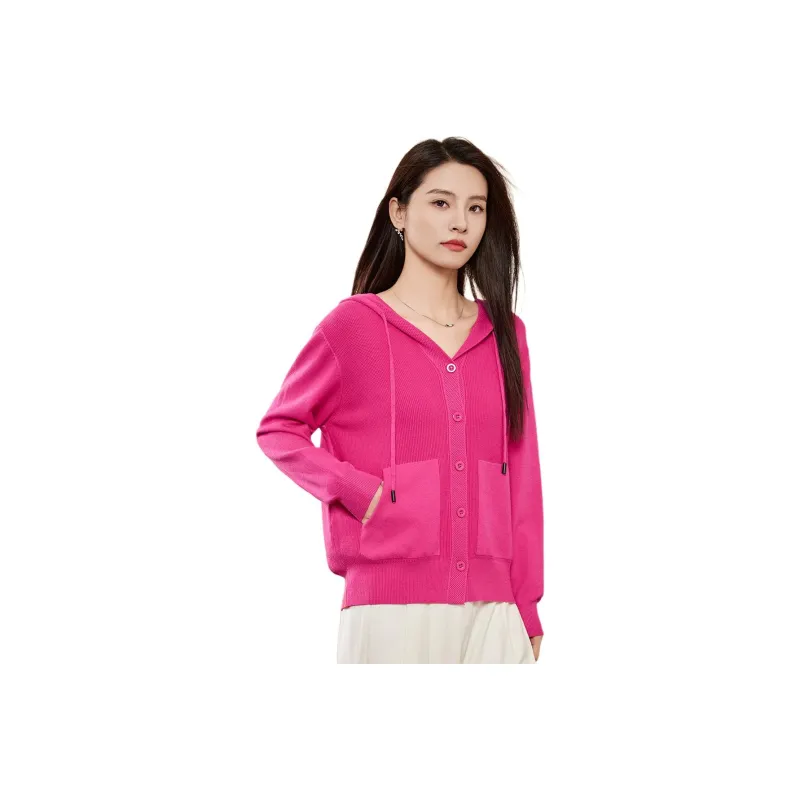 CARBAMMI Knitwear Women's Rose Red-0