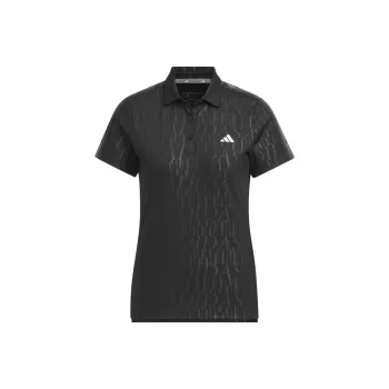 Adidas Heat.Rdy Debossed Polo Shirt Polo Shirt Women's Black