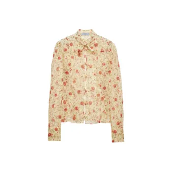 PRADA Allover Floral Printed Shirt