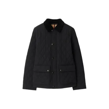 Burberry Long Sleeved Quilted Jacket