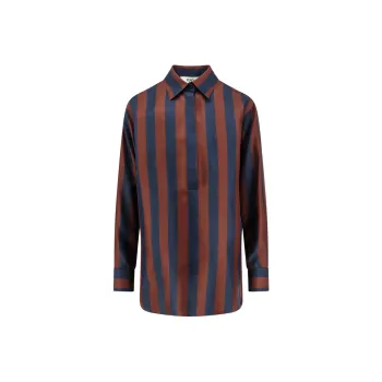 FENDI Striped Long Sleeved Shirt