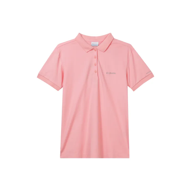 Columbia Polo Shirt Women's Pink-0