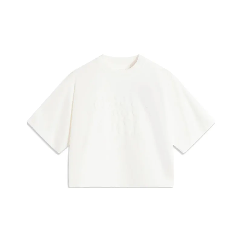 LiNing Sports Lifestyle Collection China Culture Collection T Shirt Women's Ivory-0