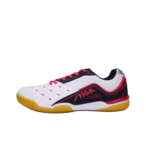 Warrior Cushioned Slip Resistant Low Top Training Shoes Unisex White Red