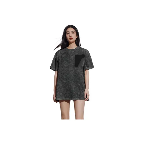 DRAGON FACE T Shirt Women's Dark Gray