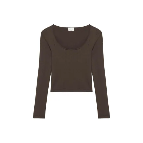 ARITZIA Sunday Best Francis Sweater Knitwear Women's Rich Mocha Brown/Deep Mocha Brown