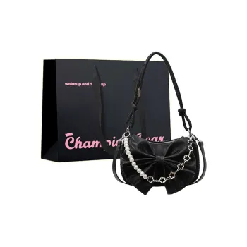 Champion Cub PU Shoulder Bag Regular Women's Black/Ecru/Pink/Green