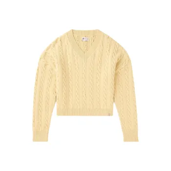 FILA BASELINEChunky FW24 Knitwear Women's Yellow