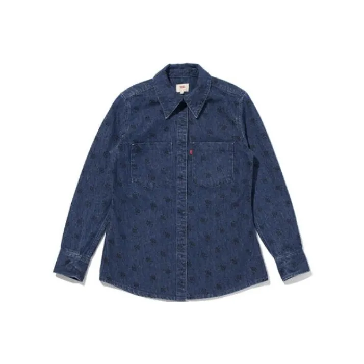 Levis Shirts Women's Denim Blue-0