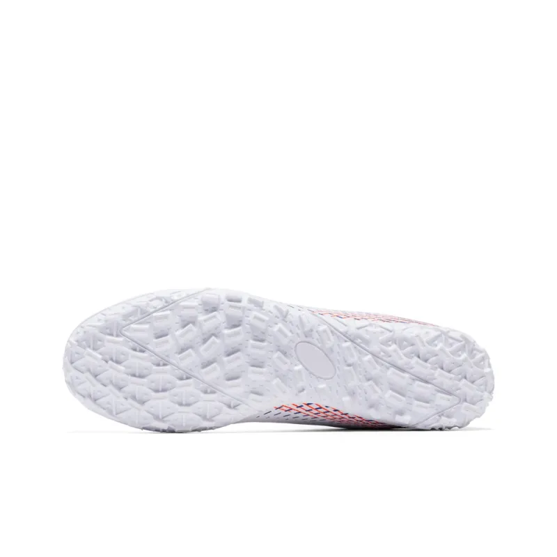 Binary TF Rubber Broken Studs Cushioning Lightweight Soccer Unisex White Blue-4