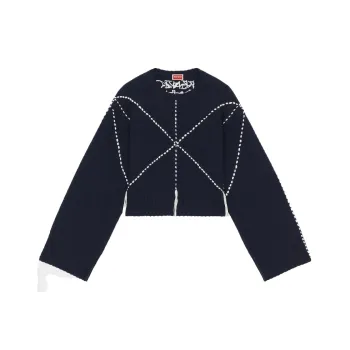 KENZO Sashiko stitch Wool Blend Jumper