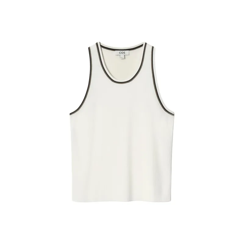 COS Tank Tops Men White-0