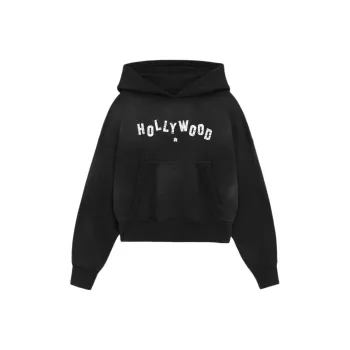 AMIRI Hollywood Printed Cropped T Shirt