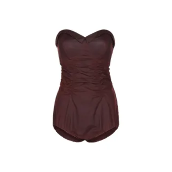 Maison Margiela Waxed Corset Strapless Bodysuit