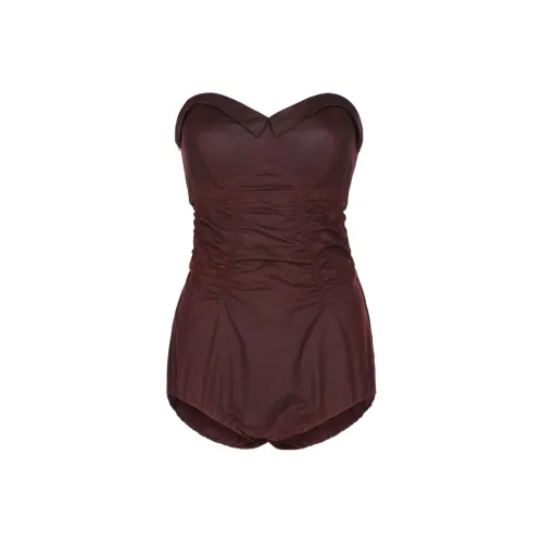 Maison Margiela Waxed Corset Strapless Bodysuit