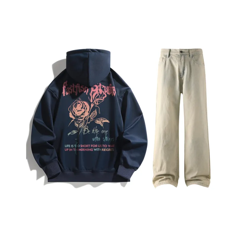 FASTFISH Sweatshirt Sets Unisex-16