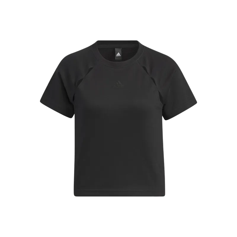 Adidas Sportswear Raglan Sleeve T Shirt Women's Black-0