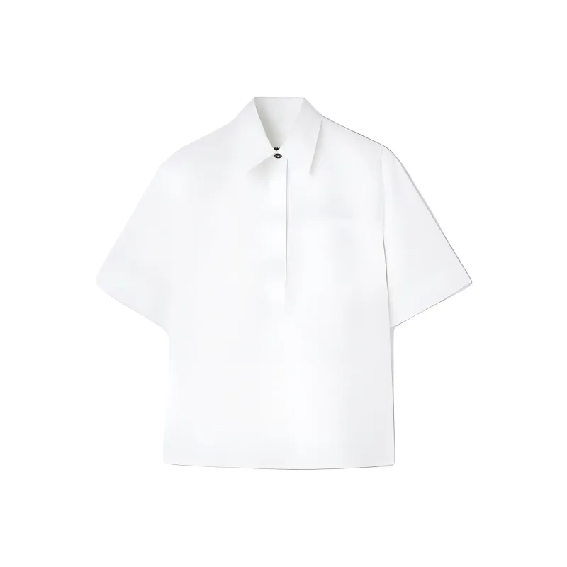 JIL SANDER SS24 Polo Shirt Women's White-0
