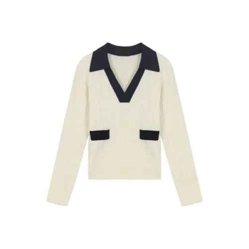 VEGA CHANG Knitwear Women's Cream Beige