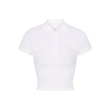 Skims Polo Shirts Women's Snow White