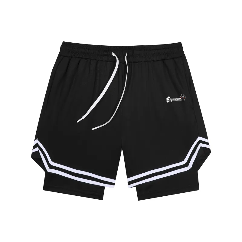 Supremo Cat Basketball Shorts Unisex-0