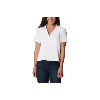 Columbia Sun Trek Polo Shirts Women's White