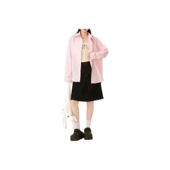 ZNZX Shirt Women's Cherry Blossom Pink