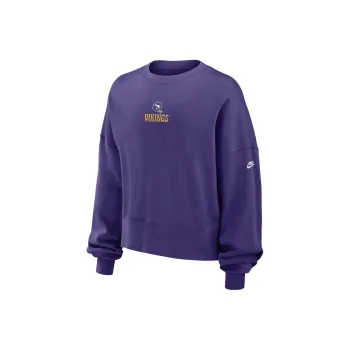 Nike Minnesota Vikings Rewind Women's Nike Nfl Pullover Crew