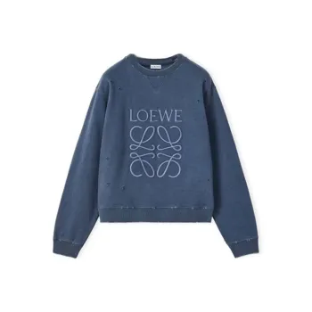 LOEWE Sweatshirt 'Trainquil Mountain Blue'