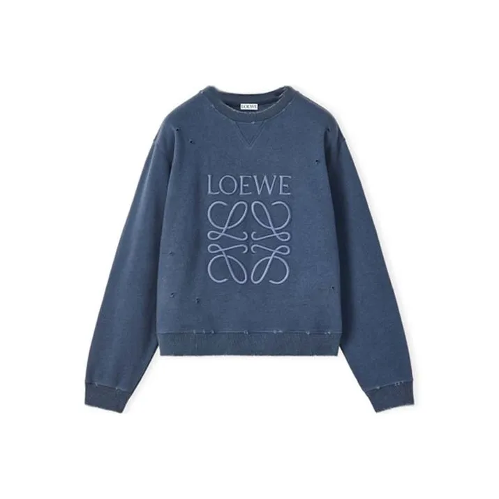 LOEWE Sweatshirt 'Trainquil Mountain Blue'-0