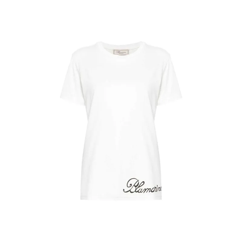 Blumarine Logo print T shirt-0