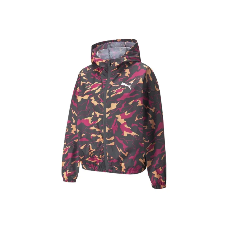 PUMA AOP Modern Sports AOP Windbreaker Jacket Women's Black-0