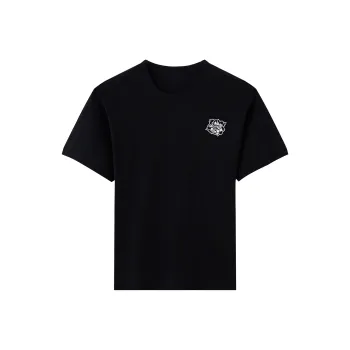 TEME Drop Shoulder Sleeve T Shirt Women's Black