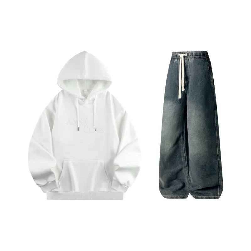 A.X.S.K Sweatshirt Sets Unisex-42