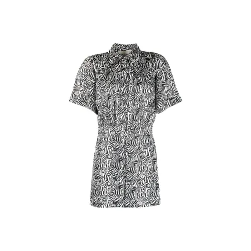 MICHAEL KORS Graphic print Short sleeve Playsuit